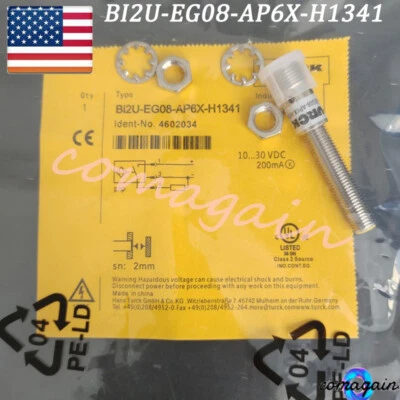 1PCS New TURCK BI2U-EG08-AP6X-H1341 BI2UEG08AP6XH1341 Sensor Proximity Switch - Image 1 of 4