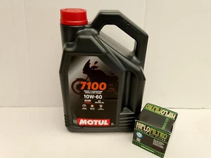 Motul 7100 10W-60 syn / oil filter Aprilia SXV450 SXV550 super moto from year 06 - Picture 1 of 1