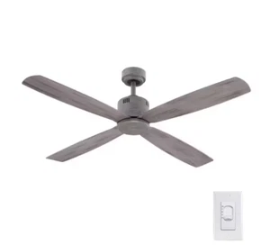 Home Decorators Collection Kitteridge 52 in. Indoor Grey Wood Tone Ceiling Fan - Picture 1 of 4