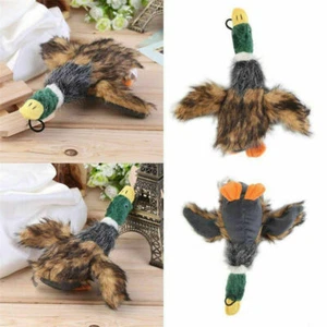 1* Funny Pet Dog Puppy Squeaky Duck Squeaker Plush Mallard Sound Play Chew Toy a - Picture 1 of 6