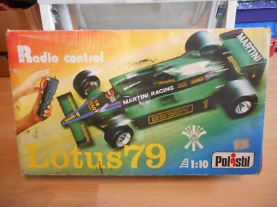 Polistil RC Radio Control F1 Formel 1 Lotus 79 in grün auf 1:10 in Box - Bild 1 von 3