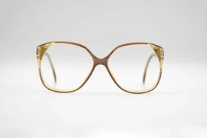 Vintage Vienna Line 1201 52[]13 130 Braun Transparent oval Brille eyeglasses - Picture 1 of 6