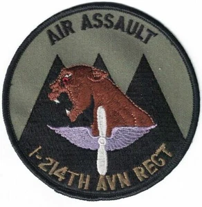 US Army Force "Air Assault I-2I4th AVN REGT" patch NEW       - Picture 1 of 1