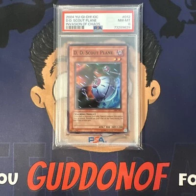 PSA 8 NEAR MINT 2004 YU-GI-Oh! Invasion of Chaos D.D. SCOUT PLANE #012 - Image 1 of 3