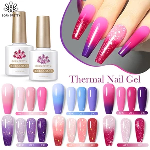 BORN PRETTY 10ml Thermal Gel Nagellack Temperatur Farbe Changing Soak Off Gel - Bild 1 von 36