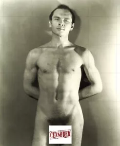 Yul Brynner - seltenes 10" x 8" frühes Modellbaufoto mit bloßer Brust - Bild 1 von 1