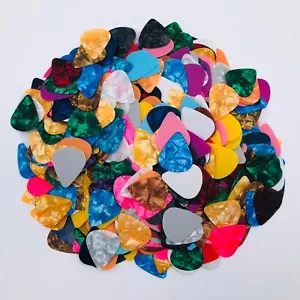 100pcs Guitar Picks Acoustic Electric Plectrums Colors Thin 0.46 0.71 0.96 mm - Picture 1 of 2