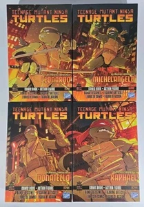 TMNT Don, Mich, Leo, Raph, 5in Action Figures & IDW Comic Loyal Subjects BST AXN - Picture 1 of 13