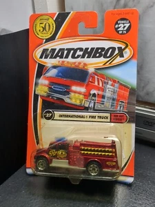Matchbox 50 Years International Fire Truck Red Hot Heros Red color #27 - Foto 1 di 2
