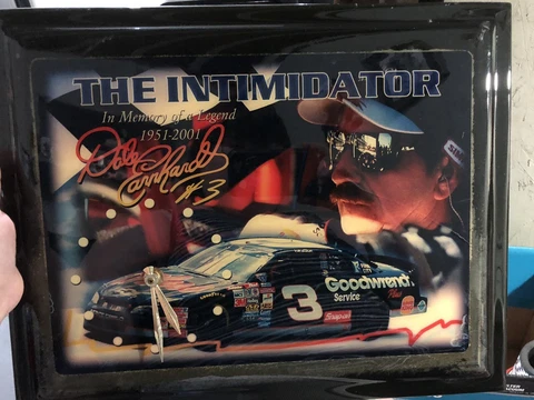 Dale Earnhardt The Intimidator In Memory Of A Legend Wall Clock 16"x13" Cover