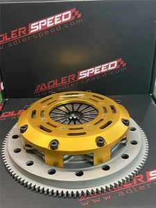ADLERSPEED Racing Twin Disc Clutch Kit For 2001-2006 BMW M3 E46 6-SPEED - Picture 1 of 8
