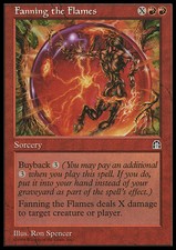 Magic the Gathering MTG Fanning the Flames (80) Stronghold   LP