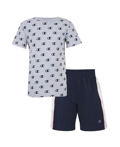 Champion Little Boys 2-Pc. Logo T-Shirt & Shorts Set - Picture 1 of 3