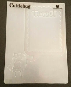 Cuttlebug TWEET Bird Large Embossing Folder New Scrapbooking - Picture 1 of 5