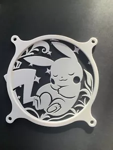 Coque ventilateur PC Pokemon Pikachu endormi 120 mm cadeau unique - Photo 1/1