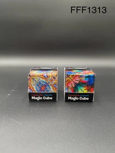 Magic Cube Magnetic Shifting Cube Puzzle Box - Set of 2 - Multicolor - Picture 1 of 4
