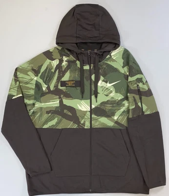 Men's Nike Camo DQ4790 Camouflage XXL Dri-Fit Full Zip Hoodie NEW - Image 1 of 2