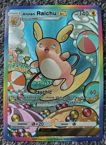NEW ~ ART CARD Pokemon Pocket TCG Alolan Raichu Illustration Immersive TEXTURED - Picture 1 of 6