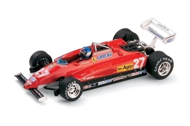 Brumm BM0287CH FERRARI 126 C 2 P.TAMBAY 1982 N.27 2nd ITALY GP 1:43 Modellino - Immagine 1 di 1