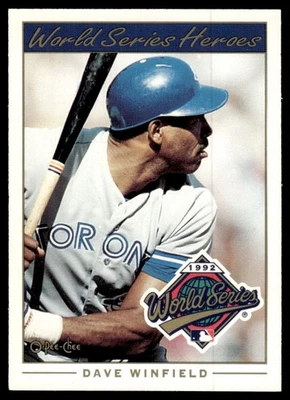 1993 O-Pee-Chee World Series Heroes ! Dave Winfield Toronto Blue Jays #4 - Image 1 of 2