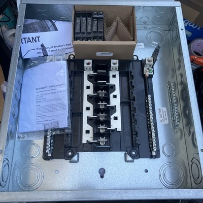 GE 125 Amp 14 Space Main Lug Indoor Load Center Contractor Kit TLM1212CCUGK - Image 1 of 4