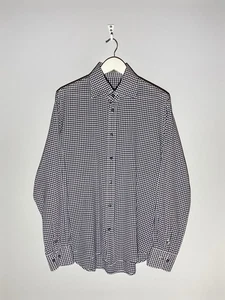 Bottega Veneta Italy Karomuster Langarm Herren Hemd mit Knopfleiste Größe 52 " - Bild 1 von 16