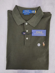 Polo Ralph Lauren Classic Fit Soft Touch Green Polo Shirt Men's Size Large - Picture 1 of 10