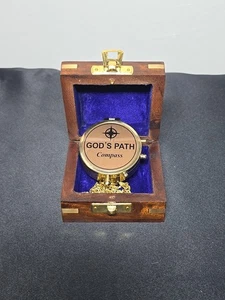 OakiWay Religious Gifts - God's Path Compass - Christian Gifts With Box  - Picture 1 of 5