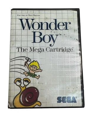 Wonder Boy Sega Master, 1987 Complete CIB - Image 1 of 4