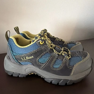 LL Bean 300510 Niños Atlético Trail Running Senderismo Botas Zapatos Azul Gris Talla 2 Foto 1 de 4