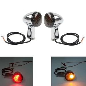 LED-Blinker hinten für Harley Sportster XL 883 1200 1992-2022 Tan Pair - Bild 1 von 13