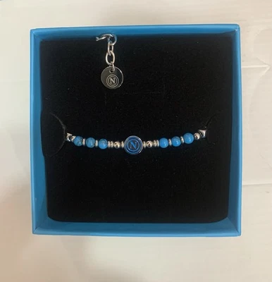 Bracciale Uomo SSC NAPOLI - Acciaio inossidabile Bicolore Regolabile - Immagine 1 di 2