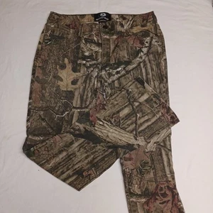 Mossy Oak Breakup Infinity Camo Pants Womens 10 Mid Rise Bootcut Hunting Outdoor - Picture 1 of 9