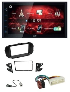 JVC DAB USB Bluetooth 2DIN MP3 Autoradio für Kia Soul PS 16-19 schwarz - Bild 1 von 6
