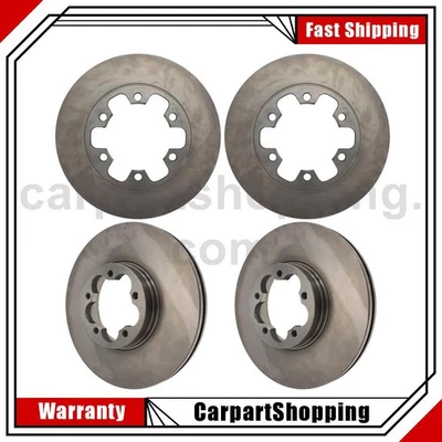 4 rotores de freno delanteros traseros para Ford Transit-350 2015 2016 2017 2018 2019 Foto 1 de 4