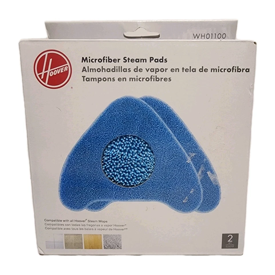 Hoover Microfiber Steam Pads Multi Surface Reusable WH01100 2