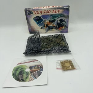AGP 3D Graphics Card Power3D AG240D Rev 2.2B Intel i740 8 MB SDRAM CIB!! - Picture 1 of 3