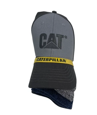 Paquete surtido de 6 pares de calcetines y 1 gorra CAT para hombre Foto 1 de 4