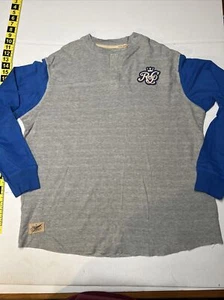 Vintage Rocawear Master Builders Terminal T Shirt Men’s XXL Long Sleeve Gray Blu - Picture 1 of 18