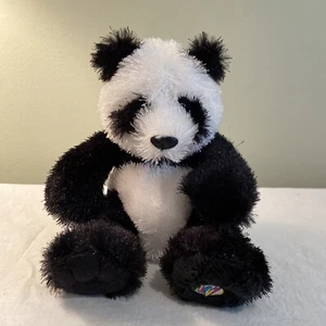 Ganz Webkinz Panda HM111 Stuffed Animal Only - No Code black white 7" tall EUC - Picture 1 of 10