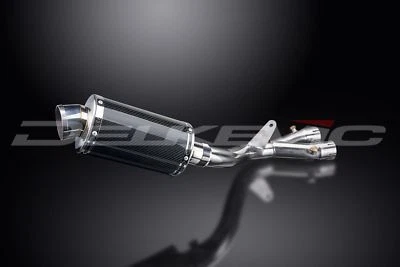 Silenciadores antideslizantes ovalados de fibra de carbono Delkevic 9" Yamaha FZ-10 - 16-17 escape Foto 1 de 3