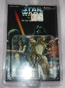 Star Wars C3PO See-Threepio 1996 Diecast Metal Keychain Placo  - Picture 1 of 3