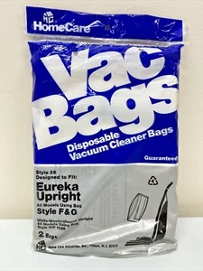 NUEVO Paquete de Bolsas Aspiradoras HOME CARE para Eureka Estilo Vertical F&G: 2 Bolsas - Imagen 1 de 7