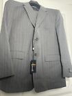 New Petrocelli Suit classic Fit  100% Wool  Jacket 44S 2 Button and Pants 39