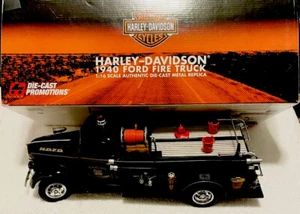 Harley Davidson 1940 Fire Truck 1:16 Scale Authentic DieCast Metal Replica   - Picture 1 of 12