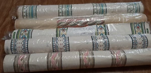 194s-50s 5 Partial Wallpaper Decorative Border Trim Scrapbooking 5 Yard Rolls Ea - Picture 1 of 8