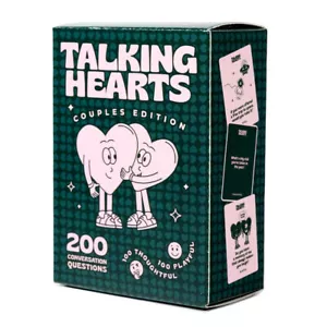 Talking Hearts Conversation Cards Couple Card Game for Date Nights Adventures - Picture 1 of 11