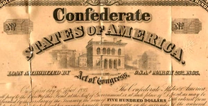 $500 "CONFEDERATE BOND" $500 "CONFEDERATE BOND" $500 (CONFEDERATE) RARE!! - Picture 1 of 5