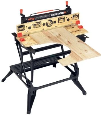 Black & Decker WM825-XJ Dual Height Deluxe Folding Workbench Work Bench Workmate - Image 1 of 4