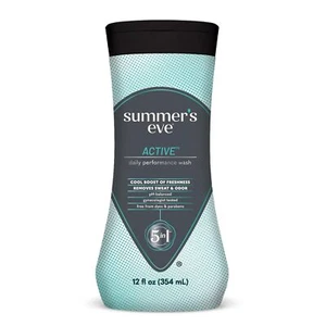 Summer's Eve Active Cooling Feminine Cleansing Wash 12 OZ pH BALANCED - Picture 1 of 8